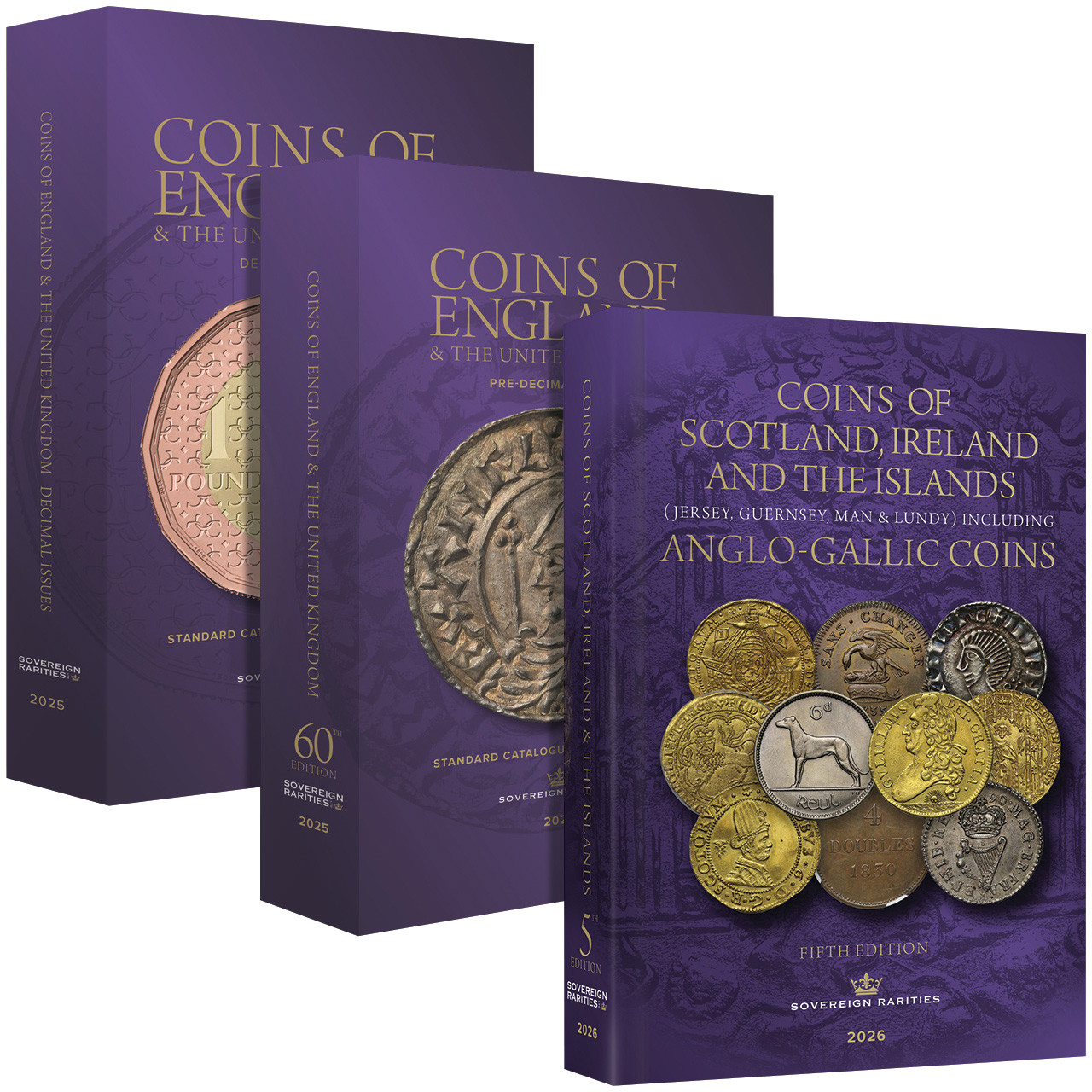 Complete 2025 British Coinage Trilogy Set– Coins of England (Pre