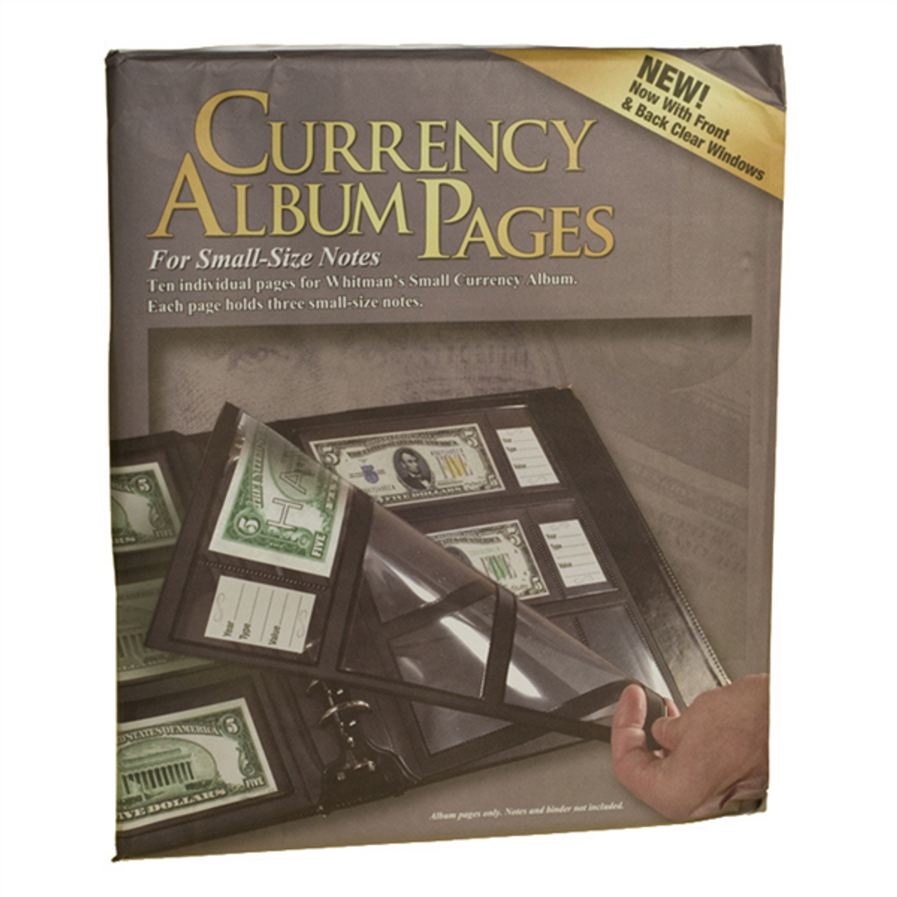 Premium-Currency-Album-Refill-Pages---Small-Notes---Clear-View-Pages