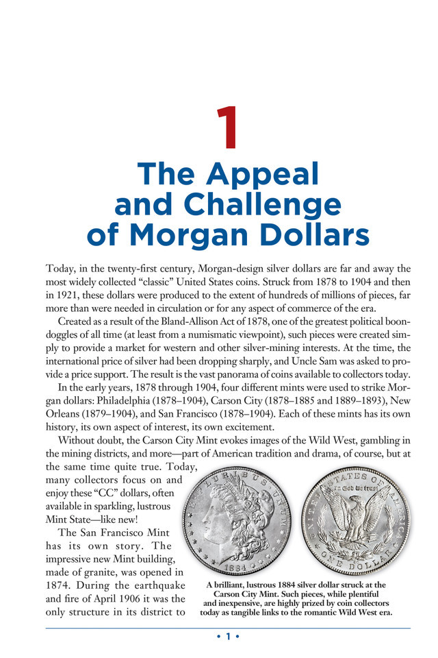 Morgan Silver Dollars Collector Bundle – Guide Book + 2 Whitman