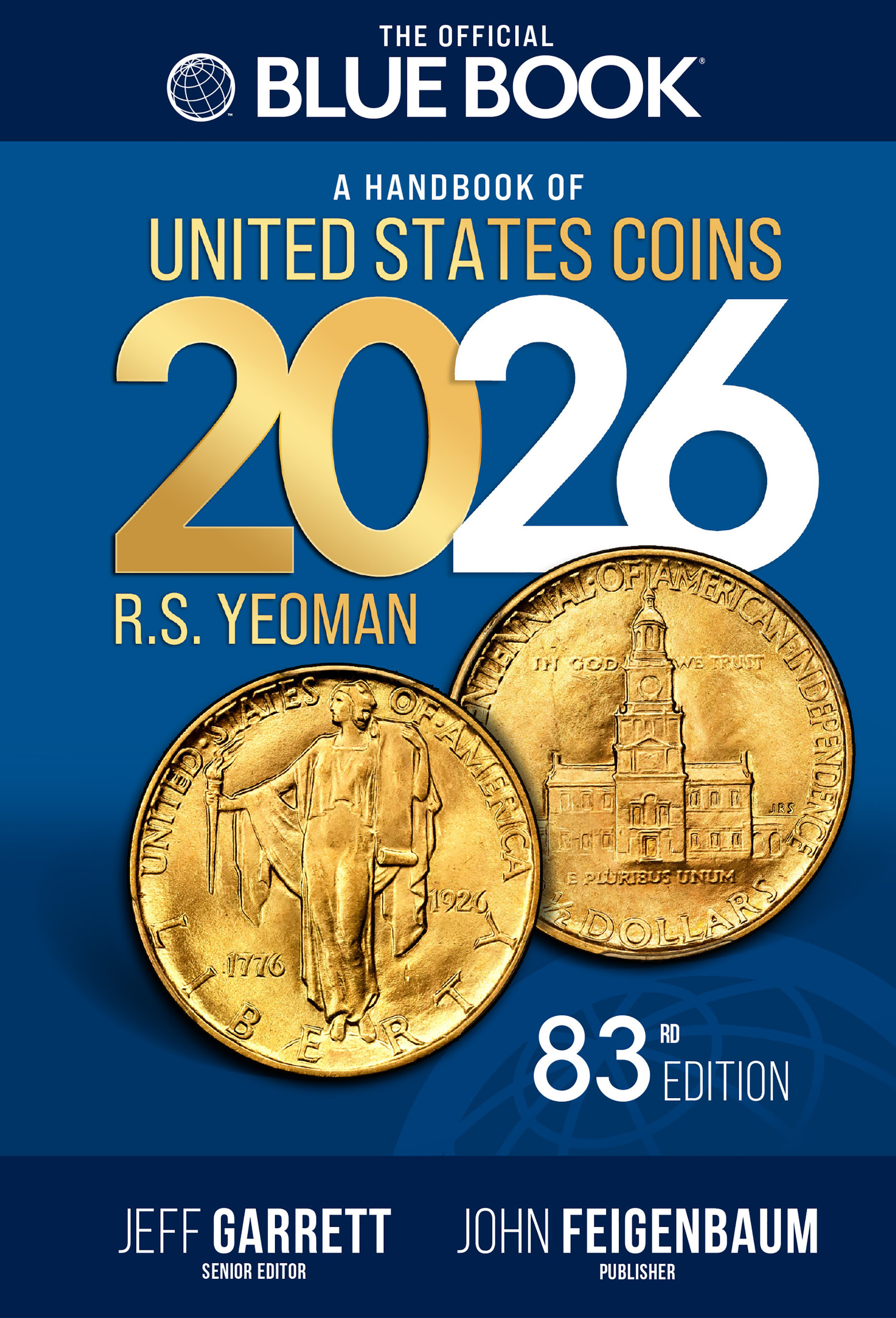 The 2026 Blue Book Handbook Of United States Coins Paperback BB26 Cover TP FT 