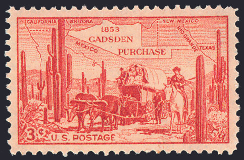 1953 3¢ Gadsden Purchase Mint Single