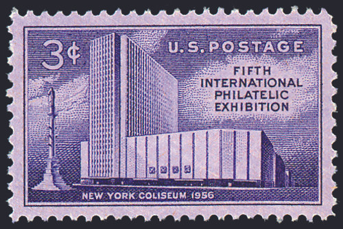 1956 3¢ FIPEX Mint Single