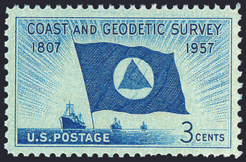 1957 3¢ Coast & Geodetic Survey Mint Single