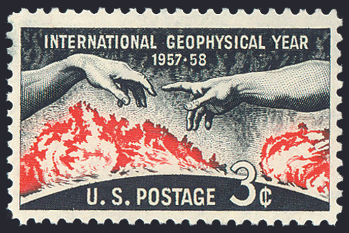 1958 3¢ Int'l. Geophysical Year Mint Single