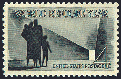 1960 4¢ World Refugee Year Mint Single