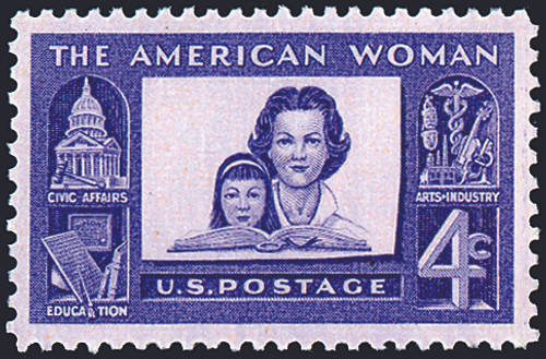 1960 4¢ American Women Mint Single