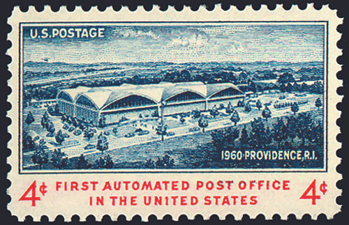 1960 4¢ Automated Post Office Mint Single