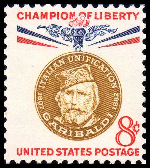 1960 8¢ Giuseppe Garibaldi Mint Single