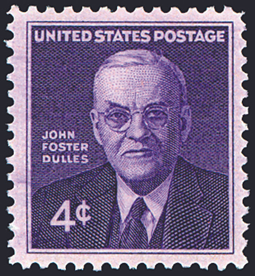 1960 4¢ John Foster Dulles Mint Single