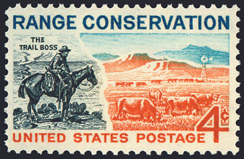 1961 4¢ Range Conservation Mint Single