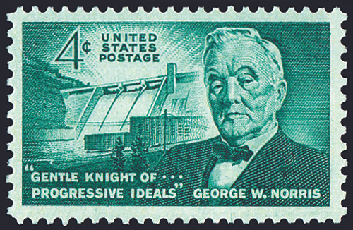1961 4¢ George W. Norris Mint Single