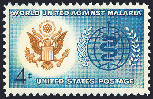 1962 4¢ Malaria  Eradication Mint Single