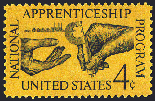 1962 4¢ Apprenticeship Mint Single