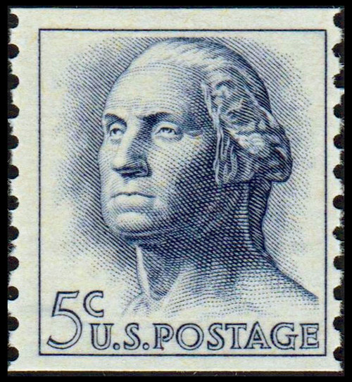 1963 5¢ George Washington Mint Single