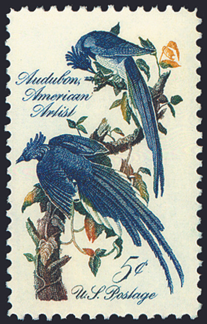 1963 5¢ John J. Audubon Mint Single