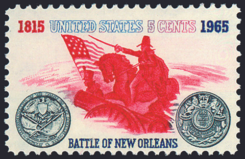 1965 5¢ Battle of New Orleans Mint Single