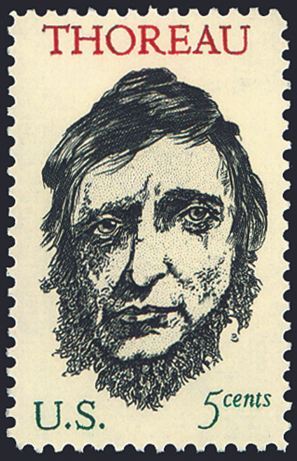 1967 5¢ Henry D. Thoreau Mint Single