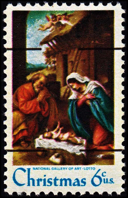 1970 6¢ Christmas - Nativity - Precancelled Mint Single