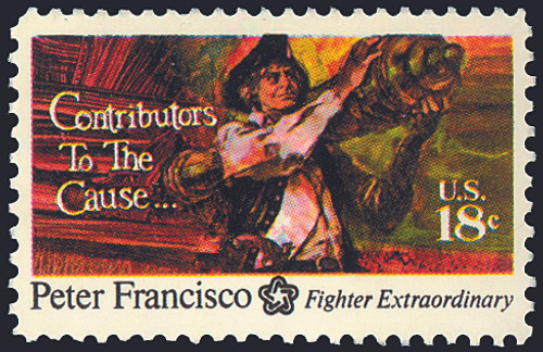 1975 18¢ Peter Francisco Mint Single