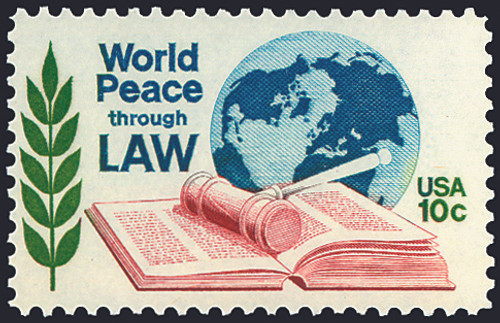 1975 10¢ World Peace Through Law Mint Single