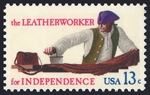1977 13¢ Leatherworker Mint Single