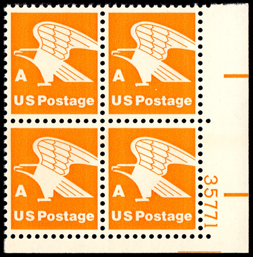 1978 15¢ "A" Definitive (Gravure) Plate Block