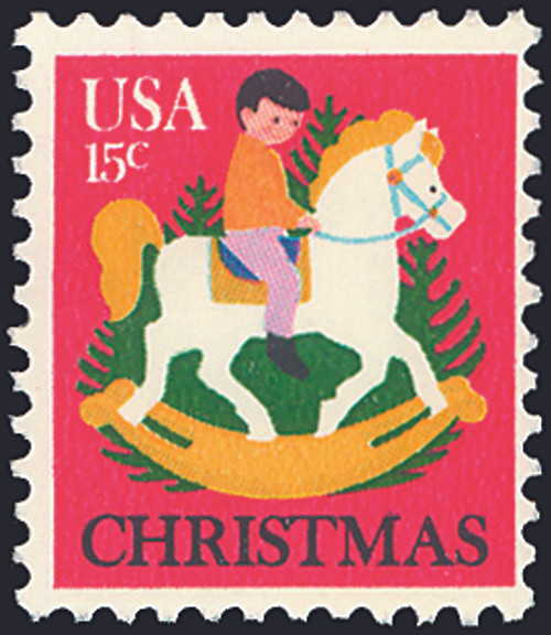 1978 15¢ Christmas - Hobby Horse Mint Single