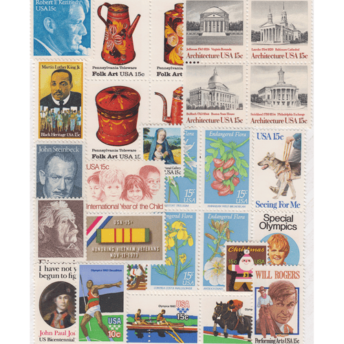 1979 U.S. Mint Condition Commemorative Stamp Year Set