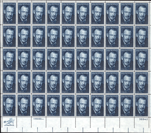 1979 15¢ John Steinbeck Mint Sheet