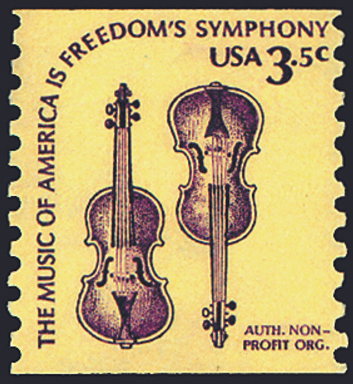 1980 3.5¢ Two Violins Mint Single