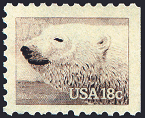 1981 18¢ Polar Bear Mint Single