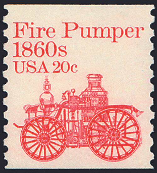 1981 20¢ Fire Pumper Mint Single