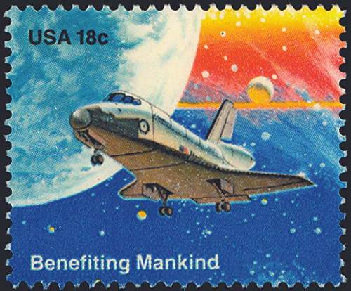 1981 18¢ Landing Mint Single