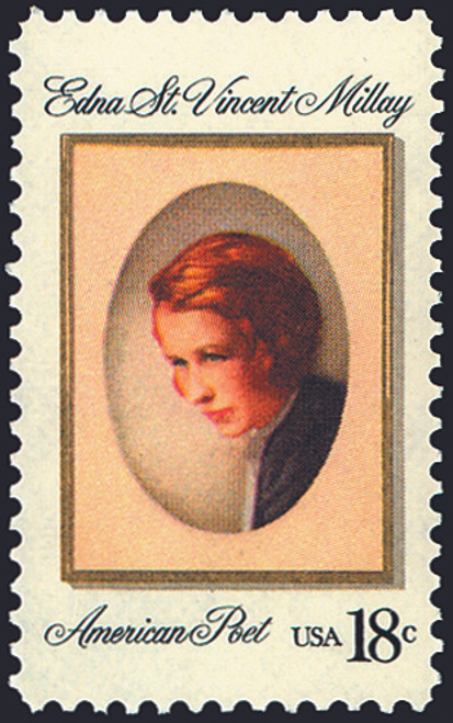 1981 18¢ Edna St. Vincent Millay Mint Single