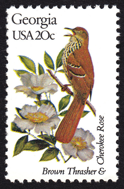 1982 20¢ Georgia Mint Single
