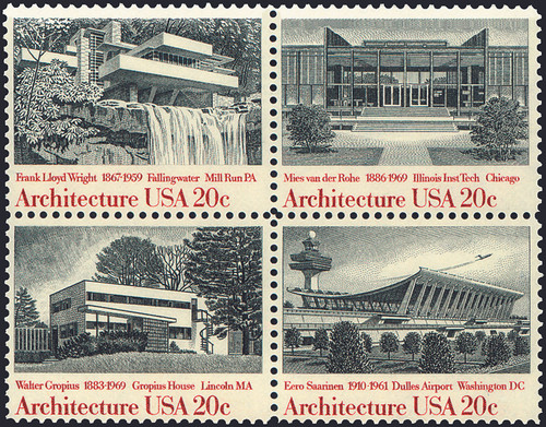 1982 20¢ American Architecture Mint Block