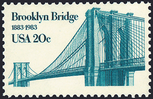 1983 20¢ Brooklyn Bridge Mint Single