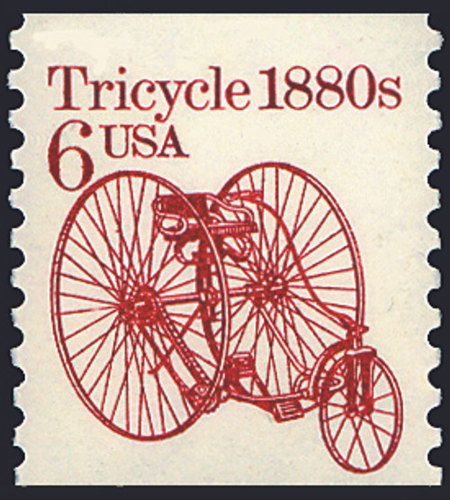 1985 6¢ Tricycle Mint Single