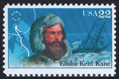 1986 22¢ Elisha Kent Kane Mint Single