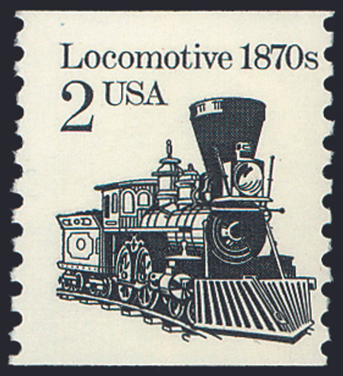 1986 2¢ Locomotive Mint Single