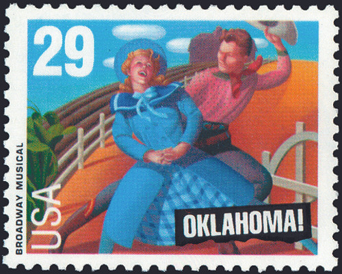1993 29¢ "Oklahoma" Mint Single