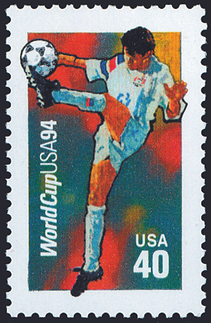 1994 40¢ World Cup Soccer Mint Single
