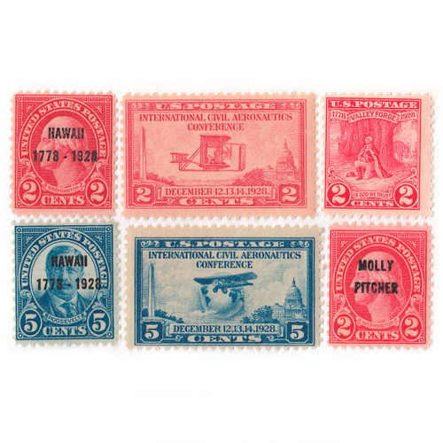 1928 U.S. Mint Condition Commemorative Stamp Year Set