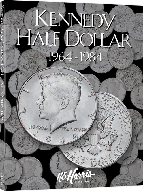 Kennedy Half Dollars (50 cents) #1: 1964-1984 - H.E. Harris Coin Folder