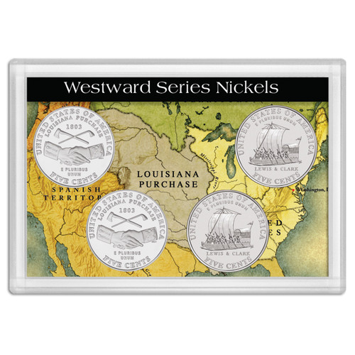 Westward Journey Nickel Series Lewis and Clark, Frosty Case 2x3 (4)