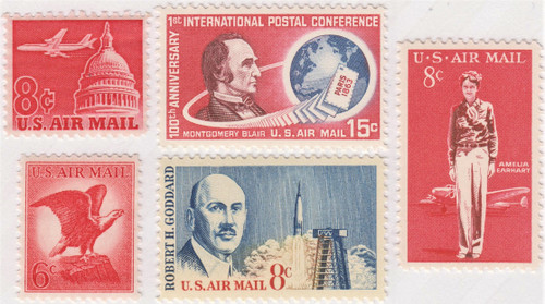 1962-64 Air Post Mint Year Set