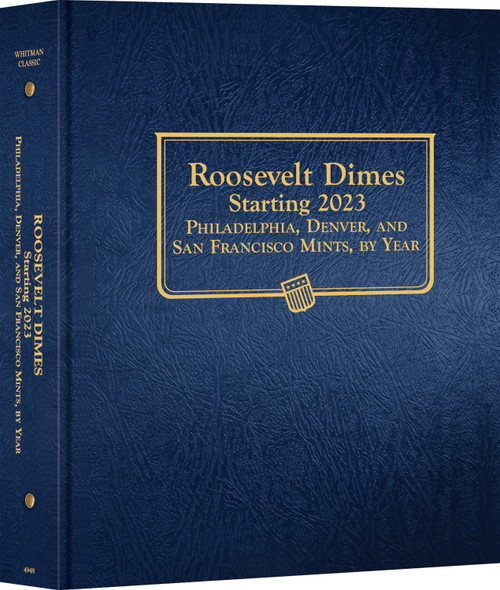 Whitman Classic® Coin Album - Roosevelt Dimes Volume #2: Starting 2023 (P, D, & S Mints)