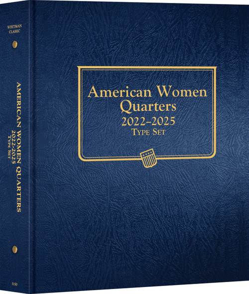 Whitman® Classic Coin Album - Crossing the Delaware & American Women Quarters: 2021, 2022-2025 (P & D Mints)