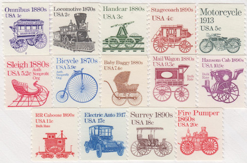 1981-84 Transportation Coils, Mint