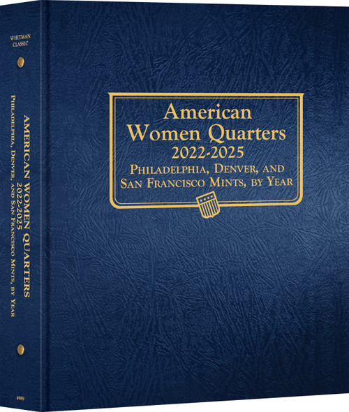 Whitman® Classic Coin Album - American Women Quarters: 2022-2025 (P, D, & S Mints)